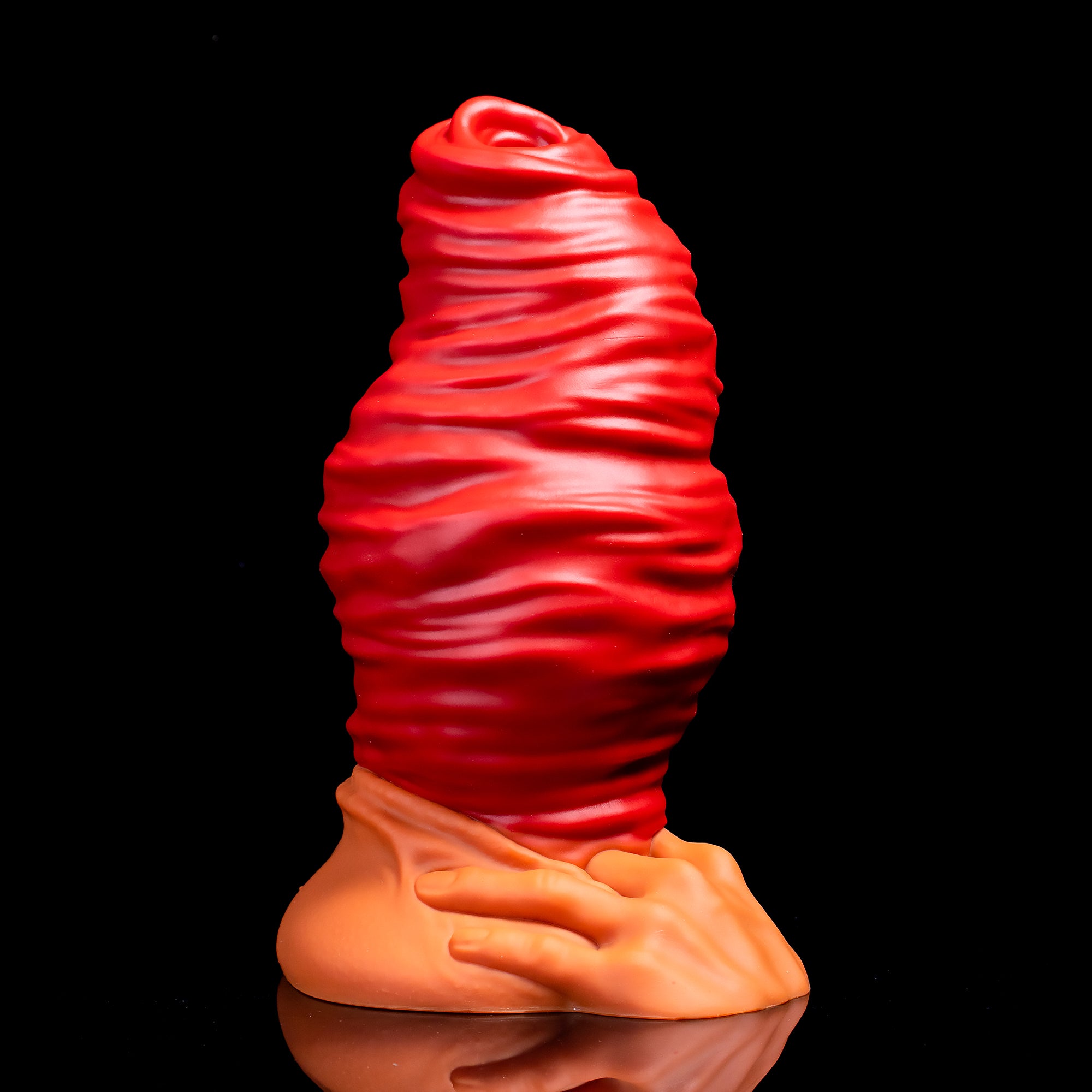 Oieffur Fantasy Dildo mirror anal plug designed to mimic anal prolapse, featuring realistic details and expandable design for adult use. 메인 이미지
