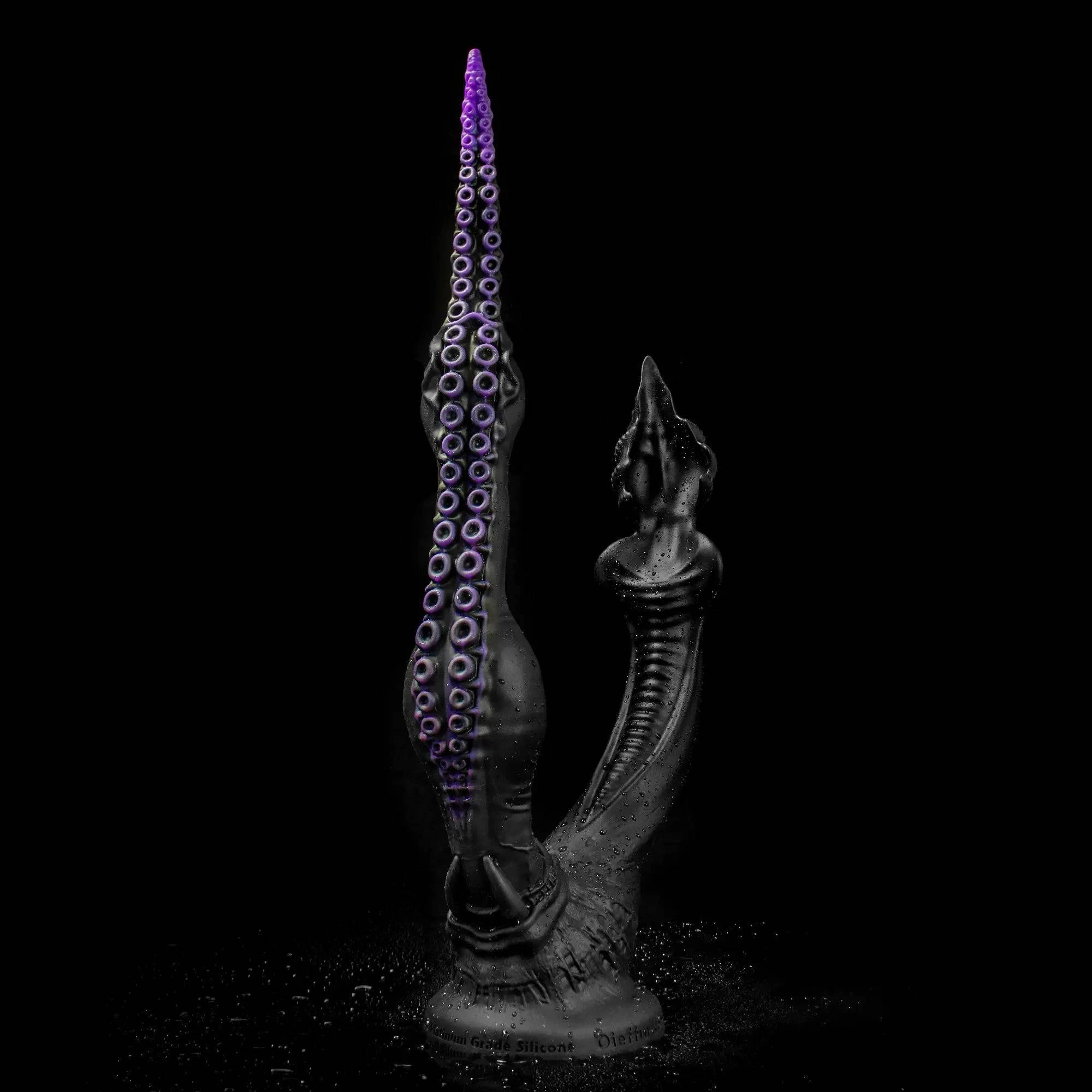 Oieffur Twin Fantasy Alien Tentacle Double Ended Dildo with detailed tentacle design, suitable for fantasy-themed adult pleasure. 메인 이미지